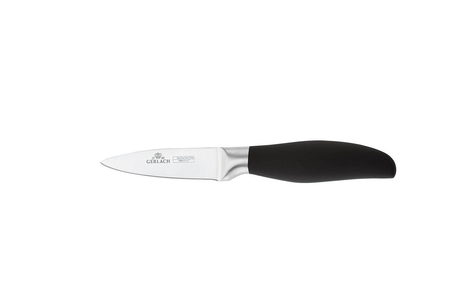 GEMÜSEMESSER Style Schwarz 30/8/1 cm Metall - Schwarz, Metall (30cm) - Mondex