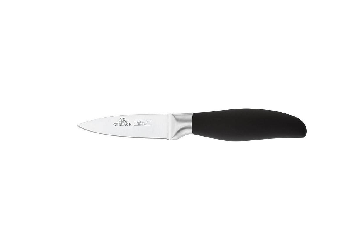 GEMÜSEMESSER Style Schwarz 30/8/1 cm Metall - Schwarz, Metall (30cm) - Mondex