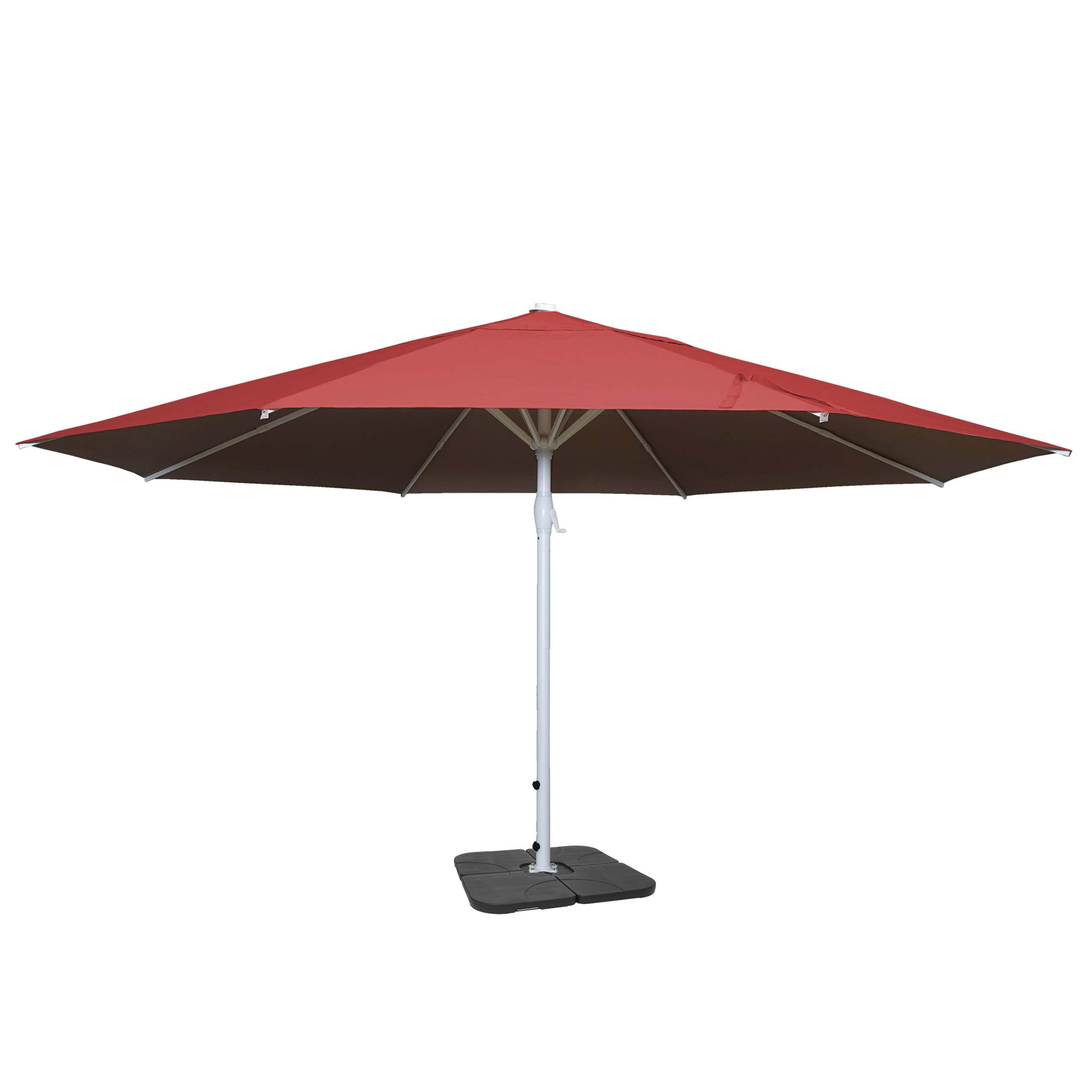 SONNENSCHIRM Rot - Rot, Textil (500/500cm) - MCW