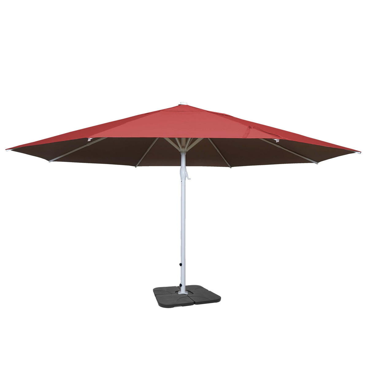 SONNENSCHIRM Rot - Rot, Textil (500/500cm) - MCW