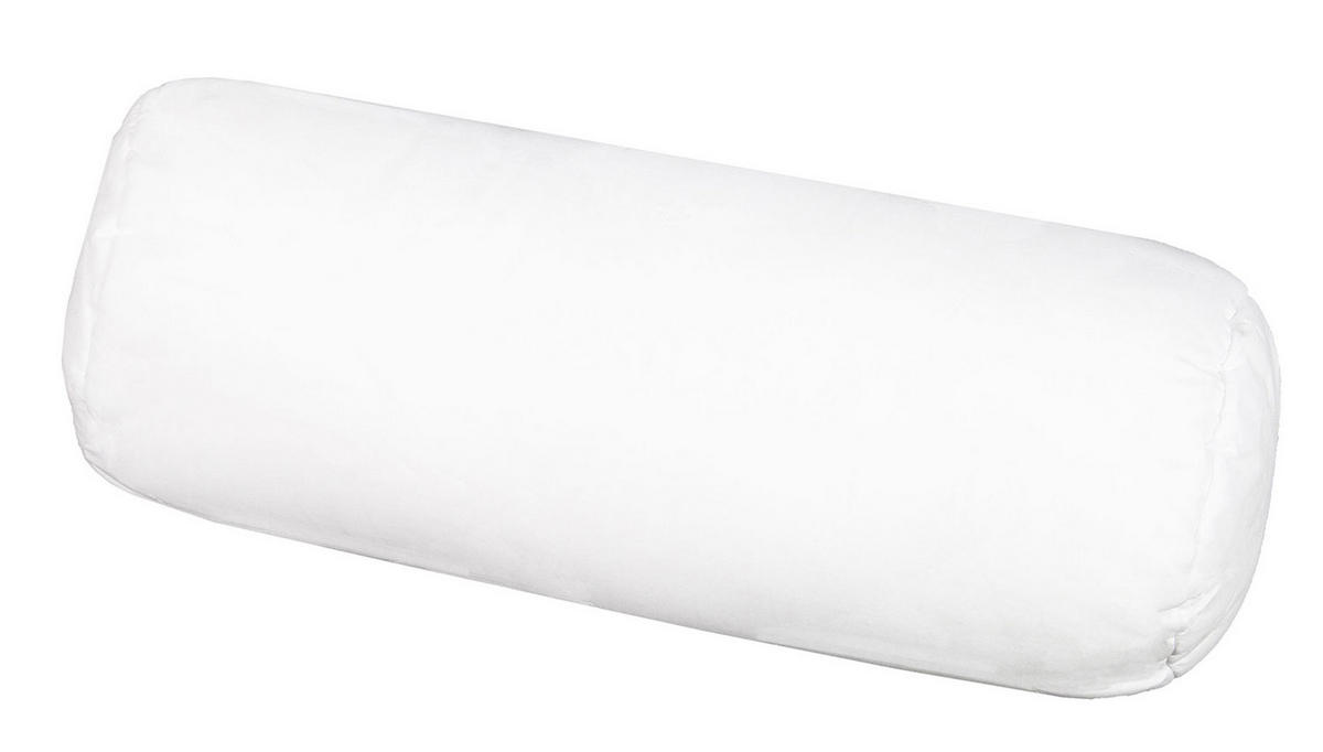 KISSENBEZUG, 15x40 cm, 50% Polyester, 50% Baumwolle, Weiß - Weiß, Textil (15/40cm) - Zollner