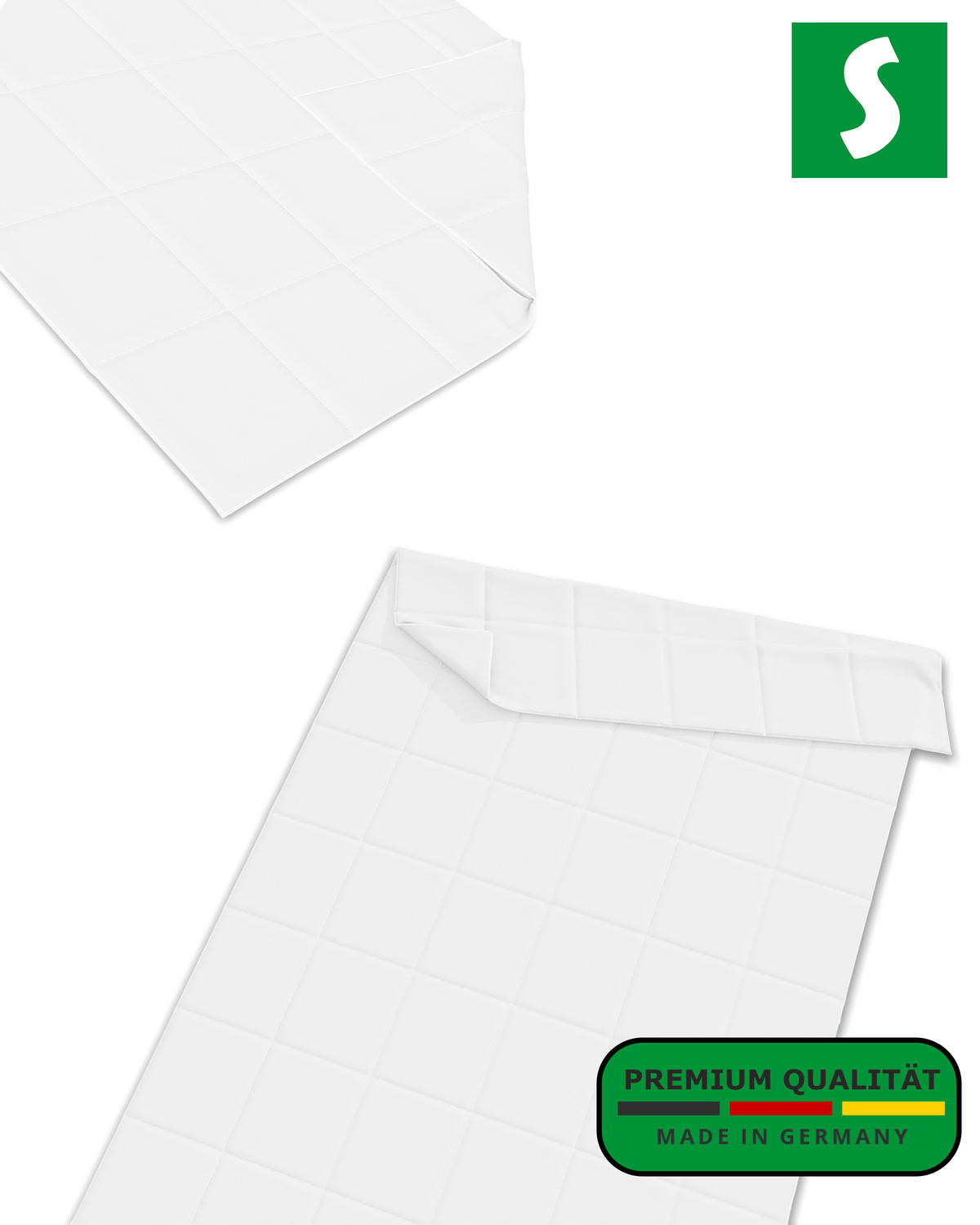 BETTDECKE für heiße Sommer 160 x 200 cm - Weiß, Textil (160/220cm) - Schlaftroll