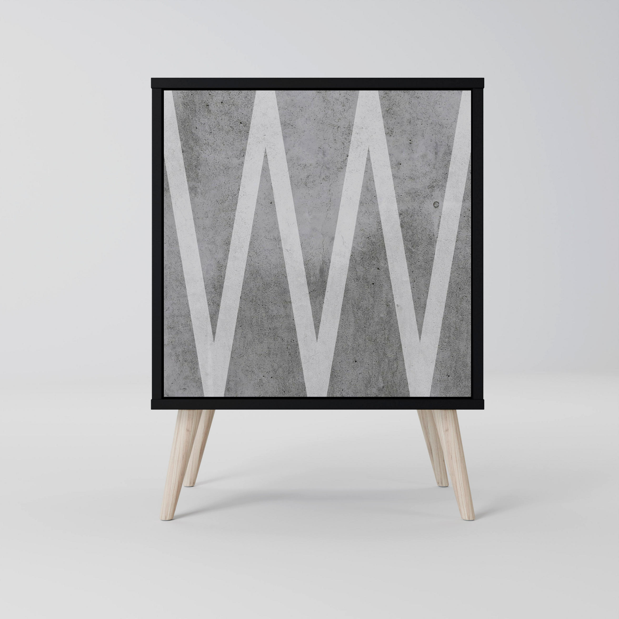 SpaceRebels Sideboard Schwarz 57.5x77.5x42 cm