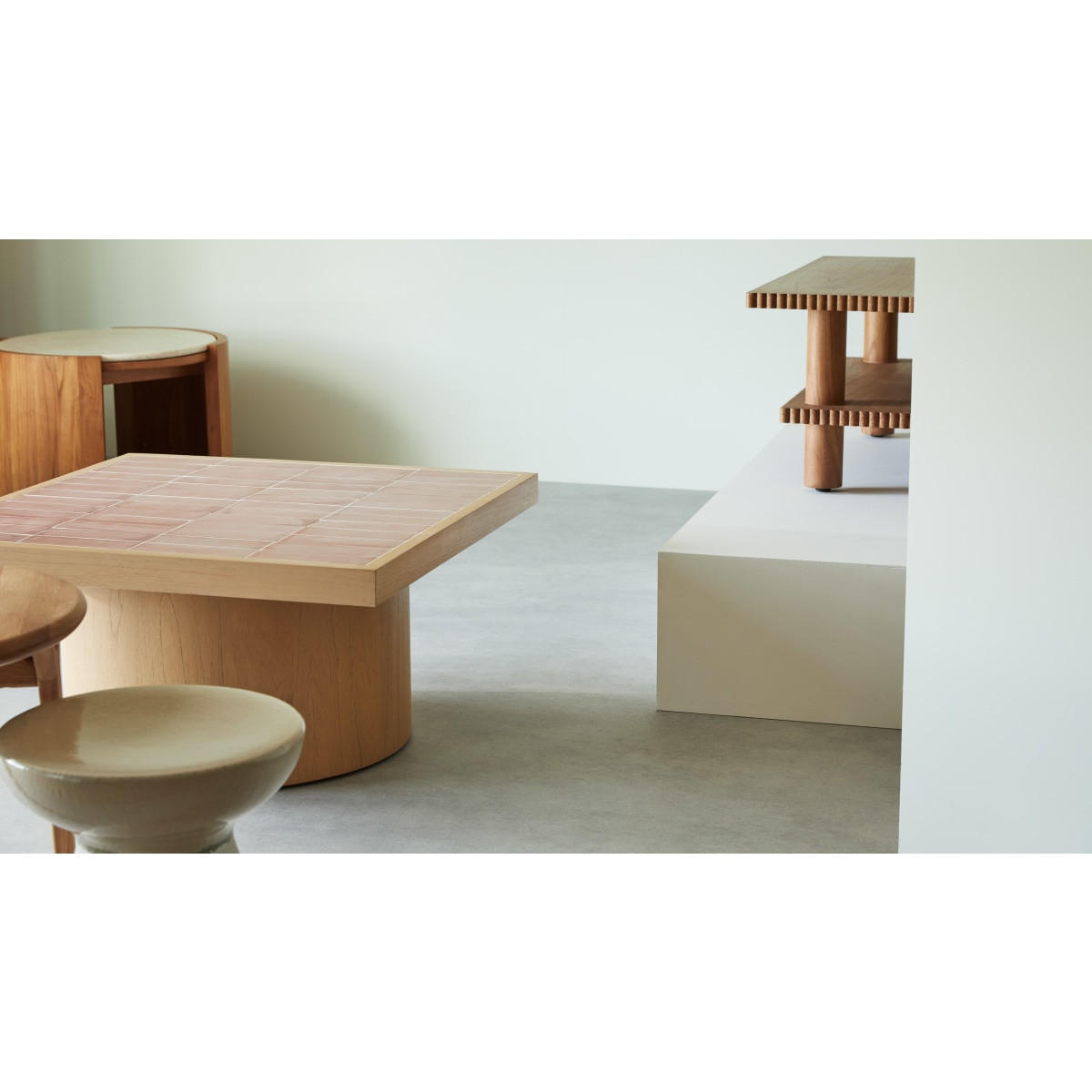 COUCHTISCH Karel Natur aus Mindiholz - Naturfarben, Holz (83/85/42cm) - Tikamoon