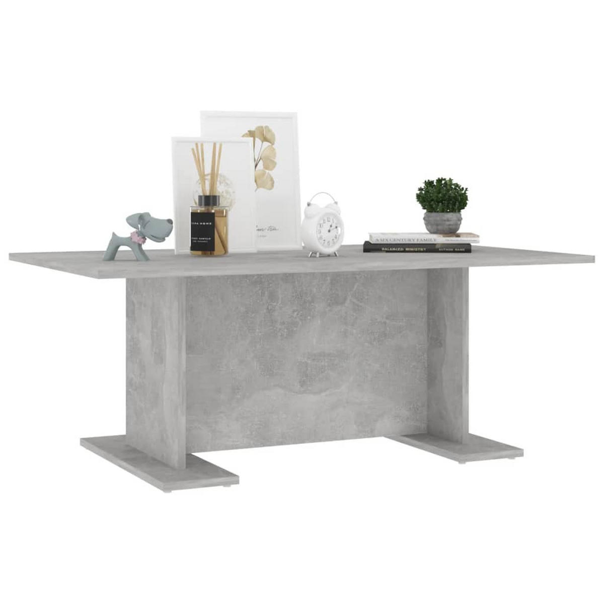 COUCHTISCH Betongrau 103,5x60x40 cm Holzwerkstoff - Grau, Holzwerkstoff (103.5/60/40cm) - furnicato