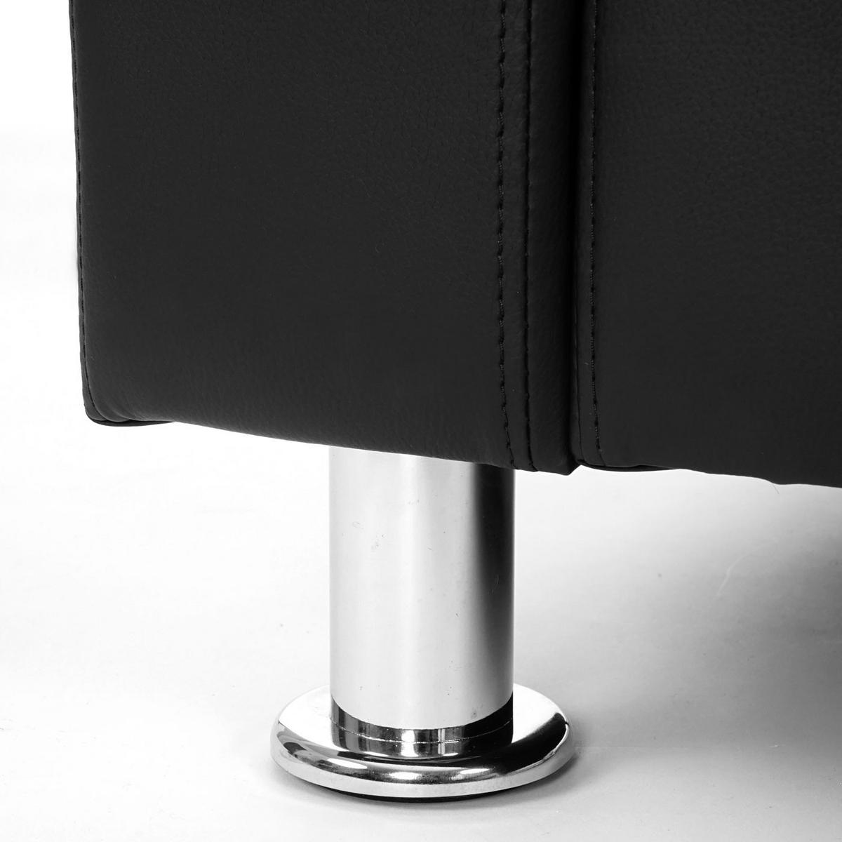 SESSEL Schwarz - Schwarz, Textil (89/82/75cm) - MCW