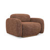 SESSEL Strukturstoff Stoff Orange - Terra cotta/Orange, Holz/Textil (110/73/95cm) - Makamii
