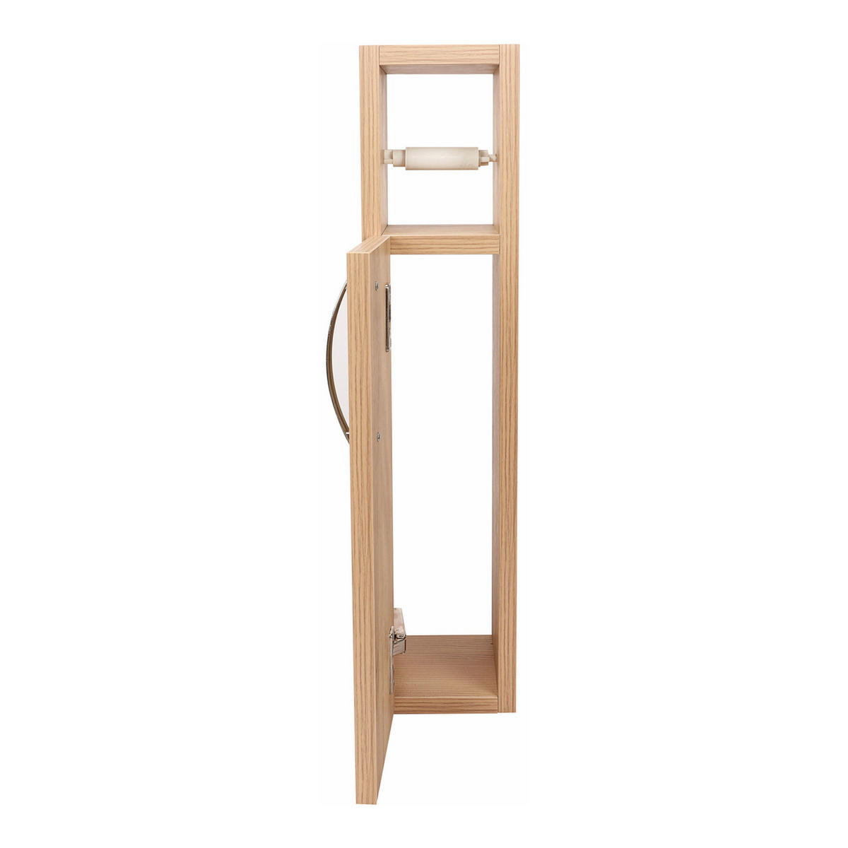 BADEZIMMERSCHRANK Årjäng - Braun, Holzwerkstoff (15/65/12cm) - [en.casa]