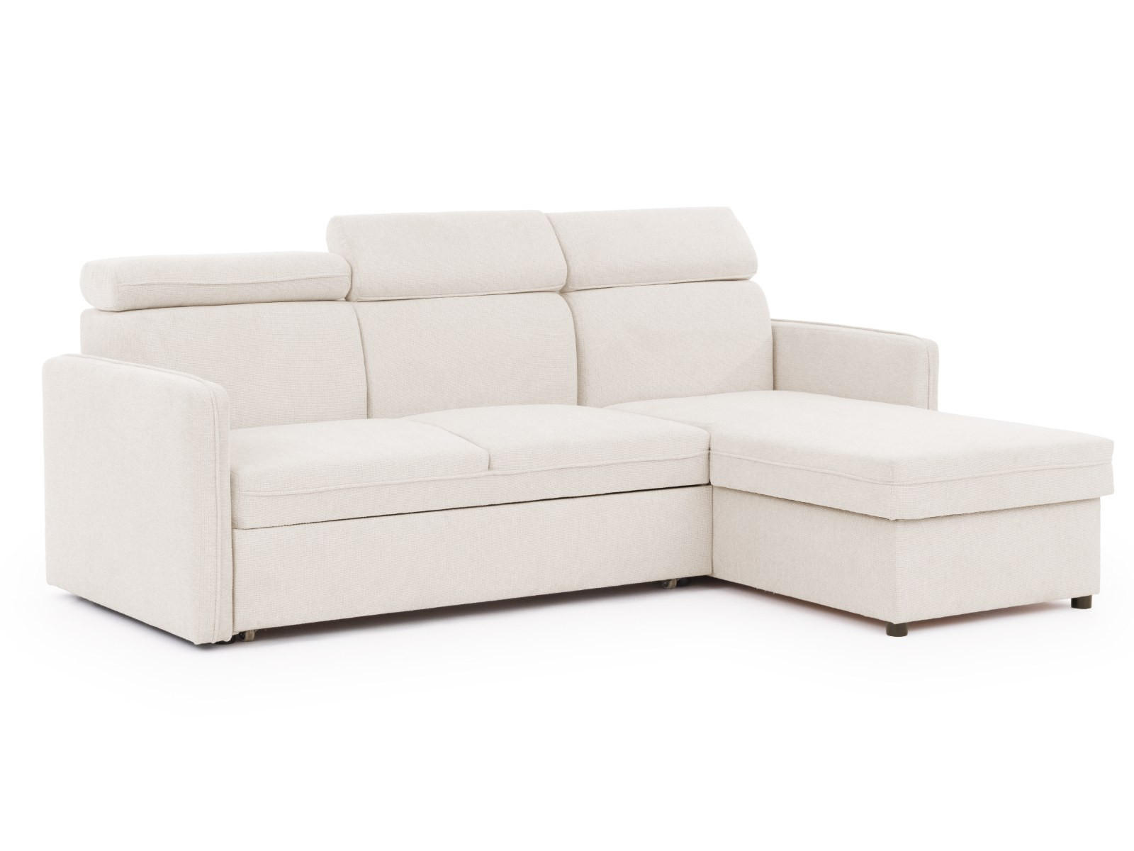 S-Style Ecksofa Creme 217x160 cm