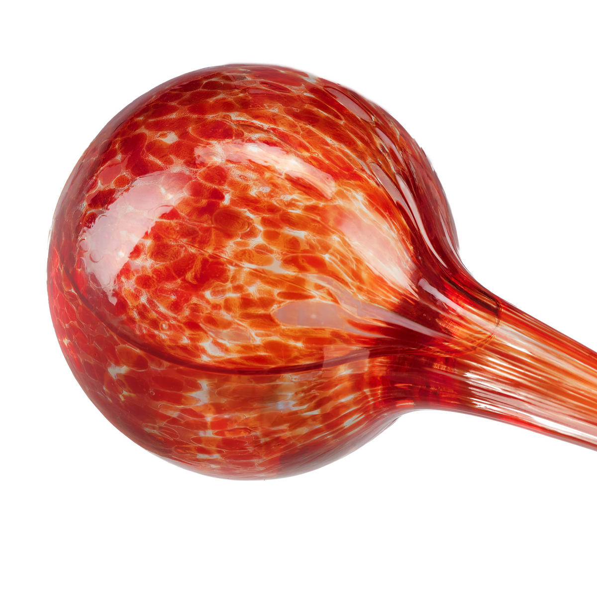 2XBEWÄSSERUNGSKUGEL - Rot, Glas (6/15/6cm) - Relaxdays