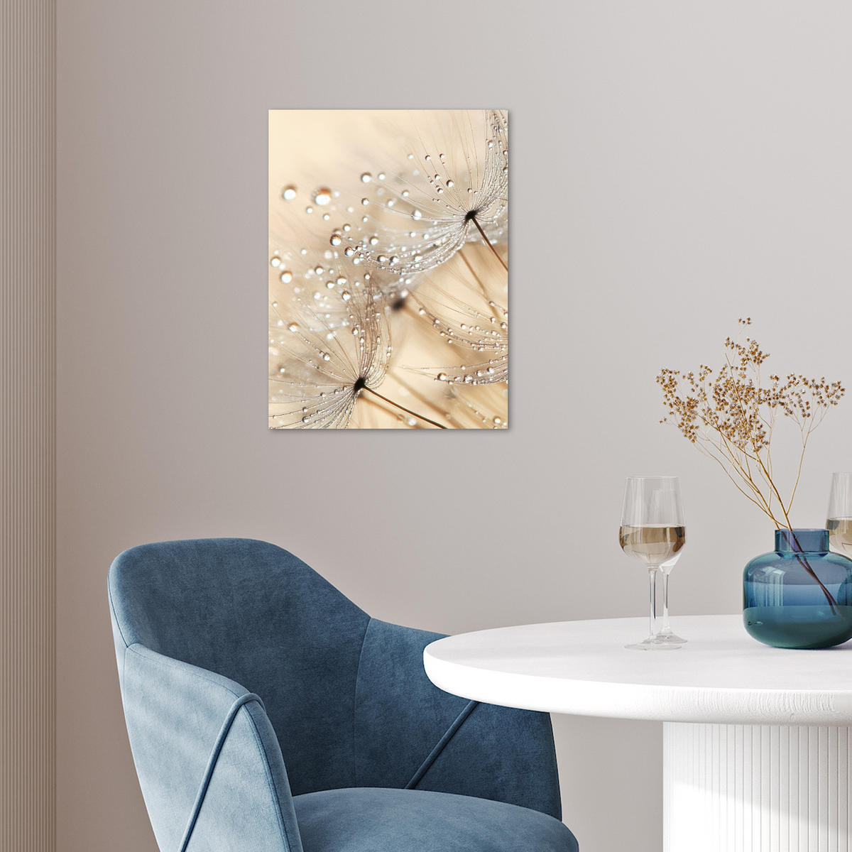 POSTER Löwenzahn - Abstrakt - Natur - Beige 30x40 cm - Braun, Papier (30/40/0.1cm) - MuchoWow