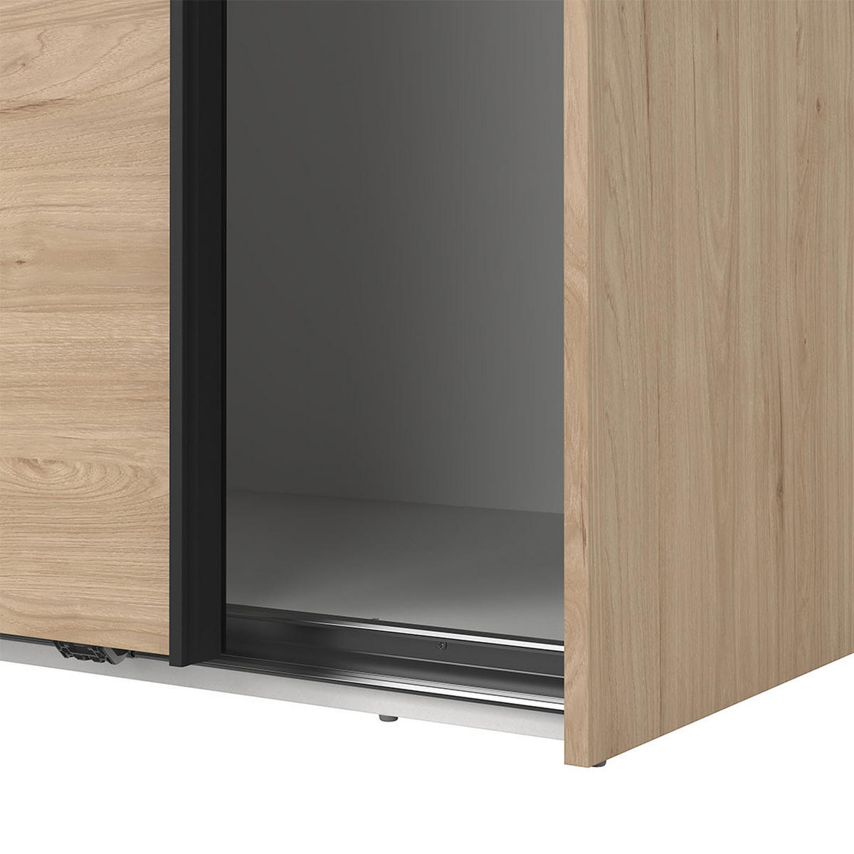 SCHIEBETÜRENSCHRANK, Como, Eiche, Holzwerkstoff, 179 x 67 x 221 cm - Eichefarben, Holzwerkstoff (179/221/67cm) - ebuy24