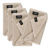 GÄSTEHANDTUCH 4ER SET AUS 100 % BAUMWOLLE SENSE - Beige, Textil (30/50cm) - Schöner Wohnen