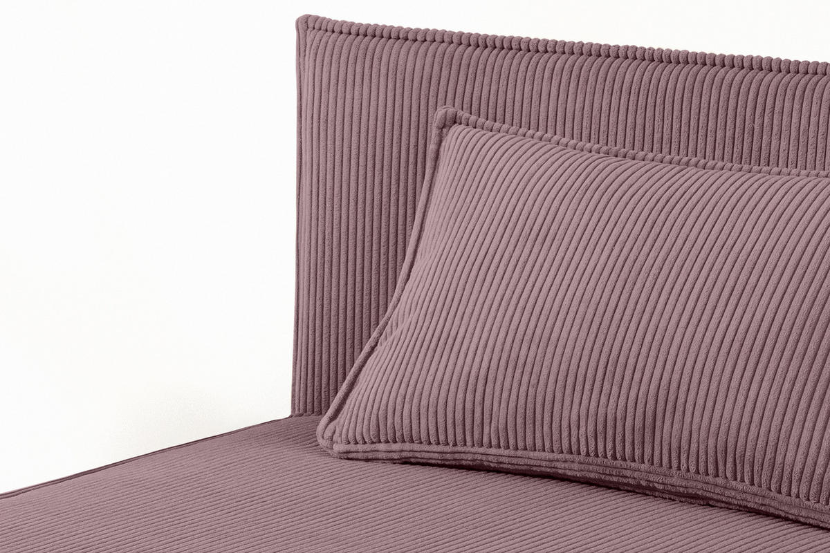 JUGENDBETT ROTI Einzelbett mit Bettkasten, 90x200cm, Bett mit Bonellmatratze, mit Rückenlehne - Lila/Schwarz, Holz/Holzwerkstoff (92/200cm) - KONSIMO®