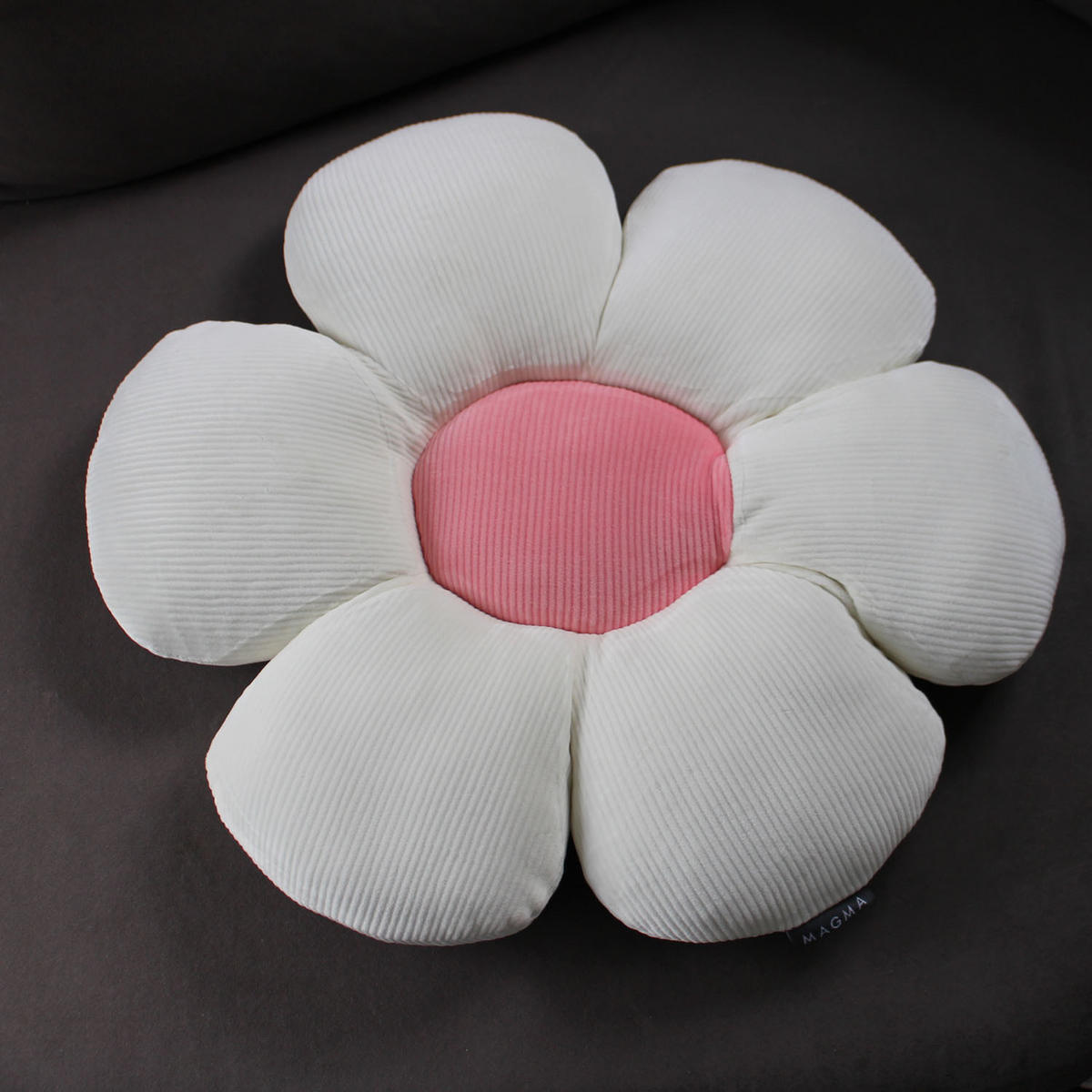 DEKOKISSEN Minnie Blume - Naturfarben, Textil (50cm) - Magma Heimtexx