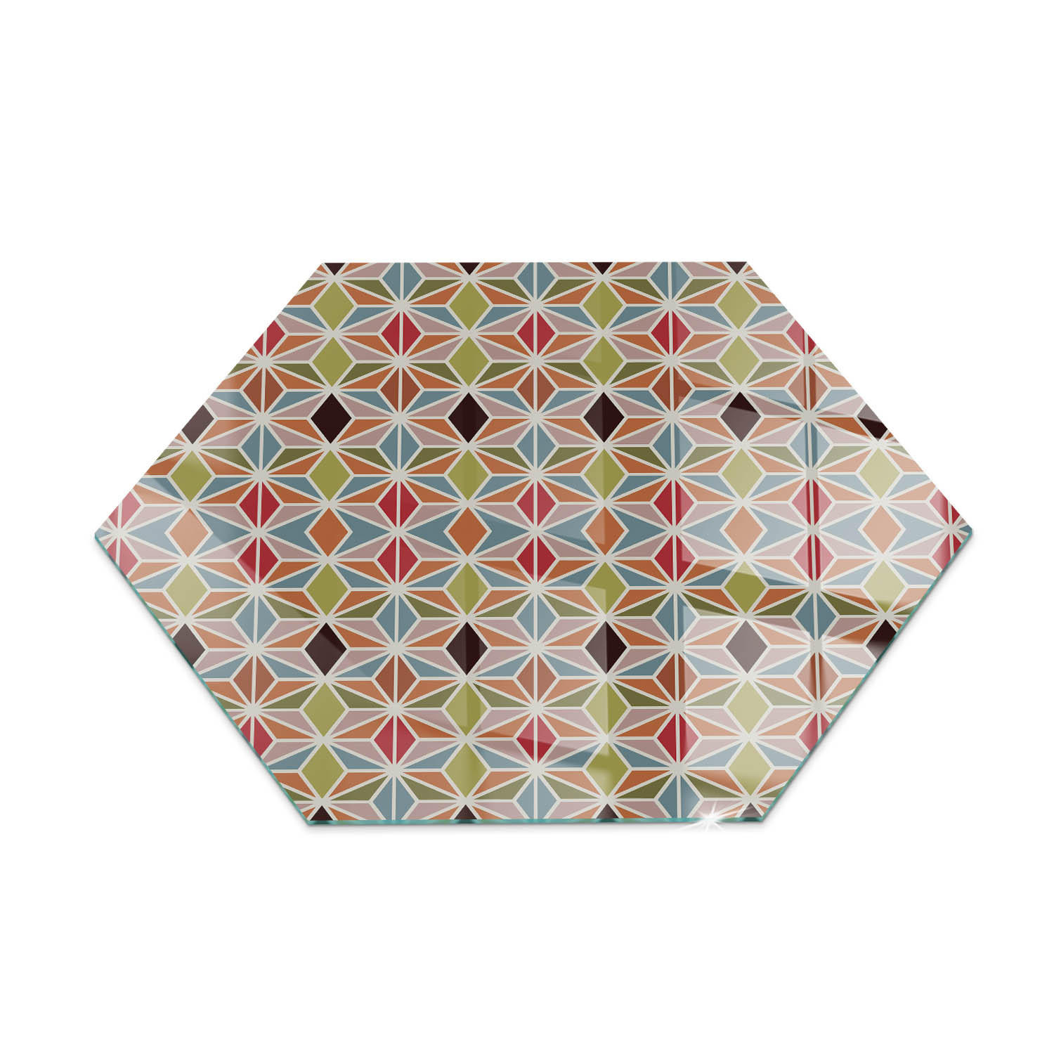 ArtPrintCave Glasplatte Braun 40x40x0.4 cm