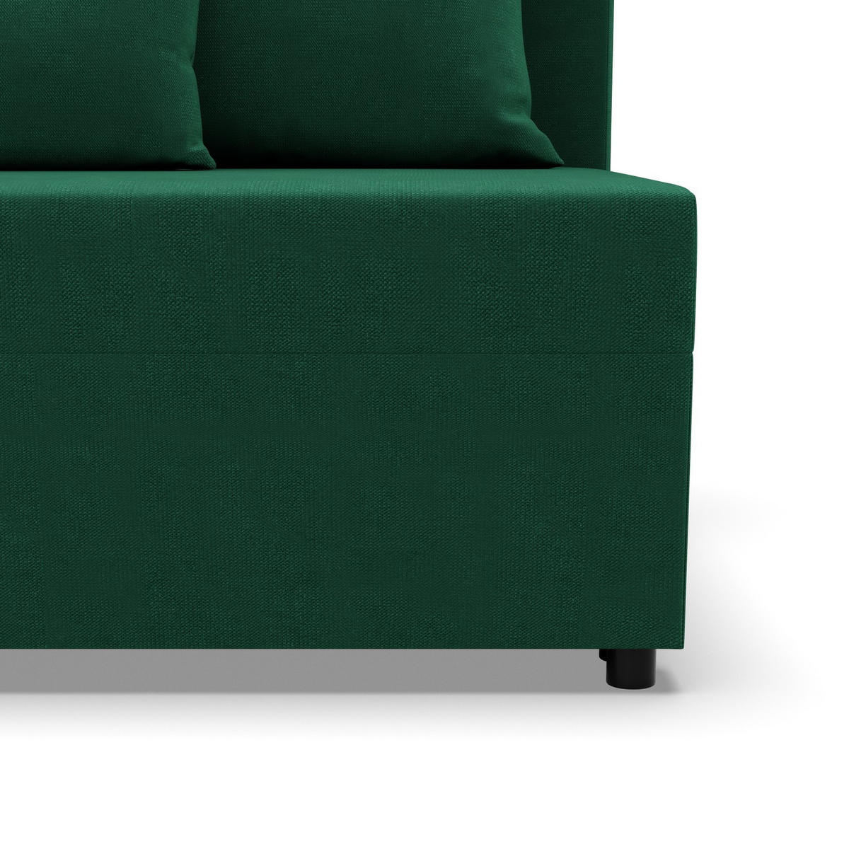 ECKSOFA MIT SCHLAFFUNKTION FERMO BONELL Grün - Grün, Textil (137/201cm) - Mebligo