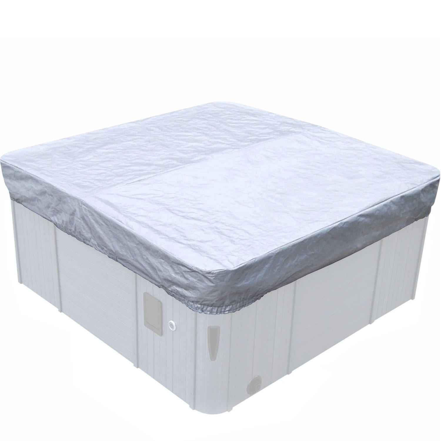 WHIRLPOOL-ABDECKUNG Schutzplane für Isolierabdeckungen - Silberfarben, Kunststoff (200/200cm) - Canadian Spa Company
