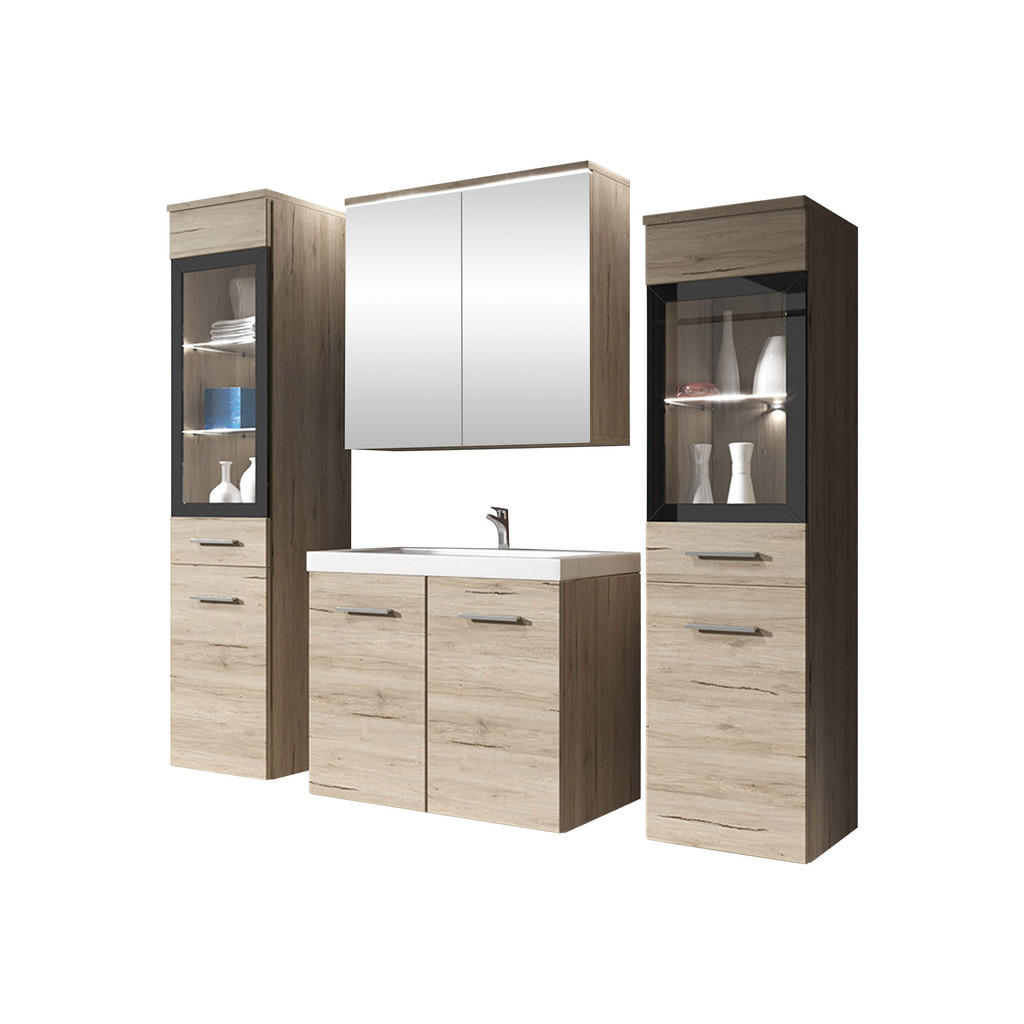 MOBILIER DE BAIE Madrit II cu iluminat LED alb