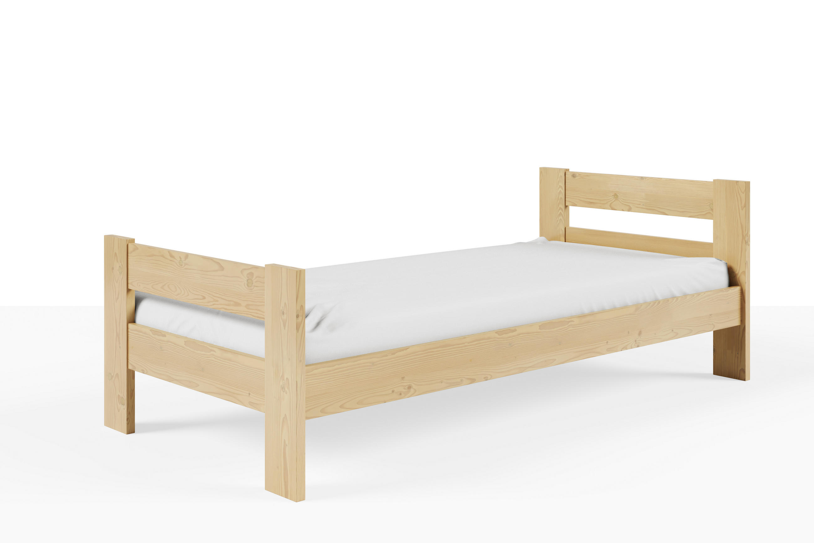 KINDERBETT OSCARO 90x200 cm Kieferfarben - Kieferfarben, Holz (90/200cm) - MASSENO