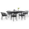 GARTENMÖBELSET SUNNY - Grau, Metall - IDIMEX