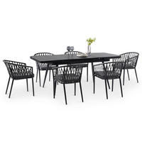 GARTENMÖBELSET SUNNY - Grau, Metall - IDIMEX