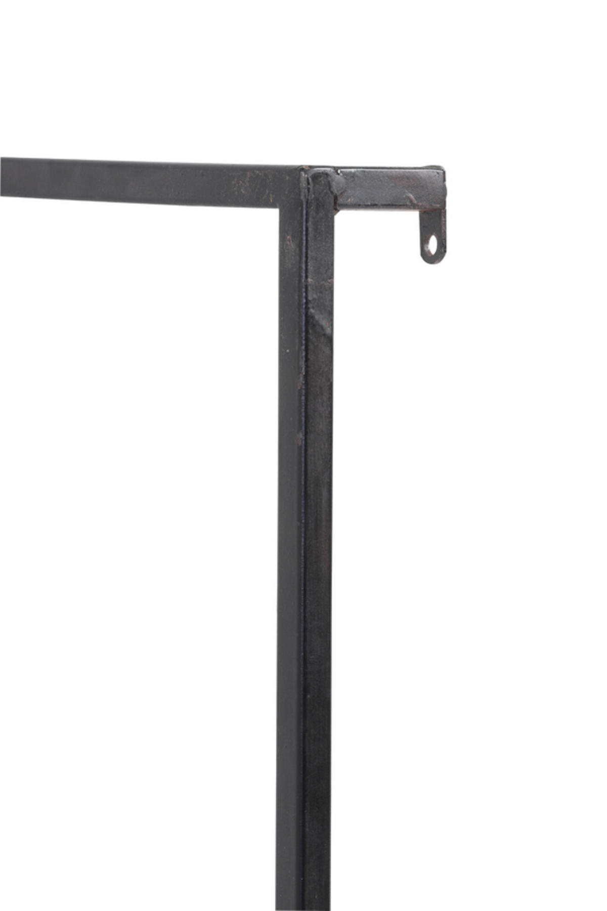 WANDREGAL Maddison Schwarz 60/15/30 cm - Schwarz, Metall (15/30/60cm) - Light & Living