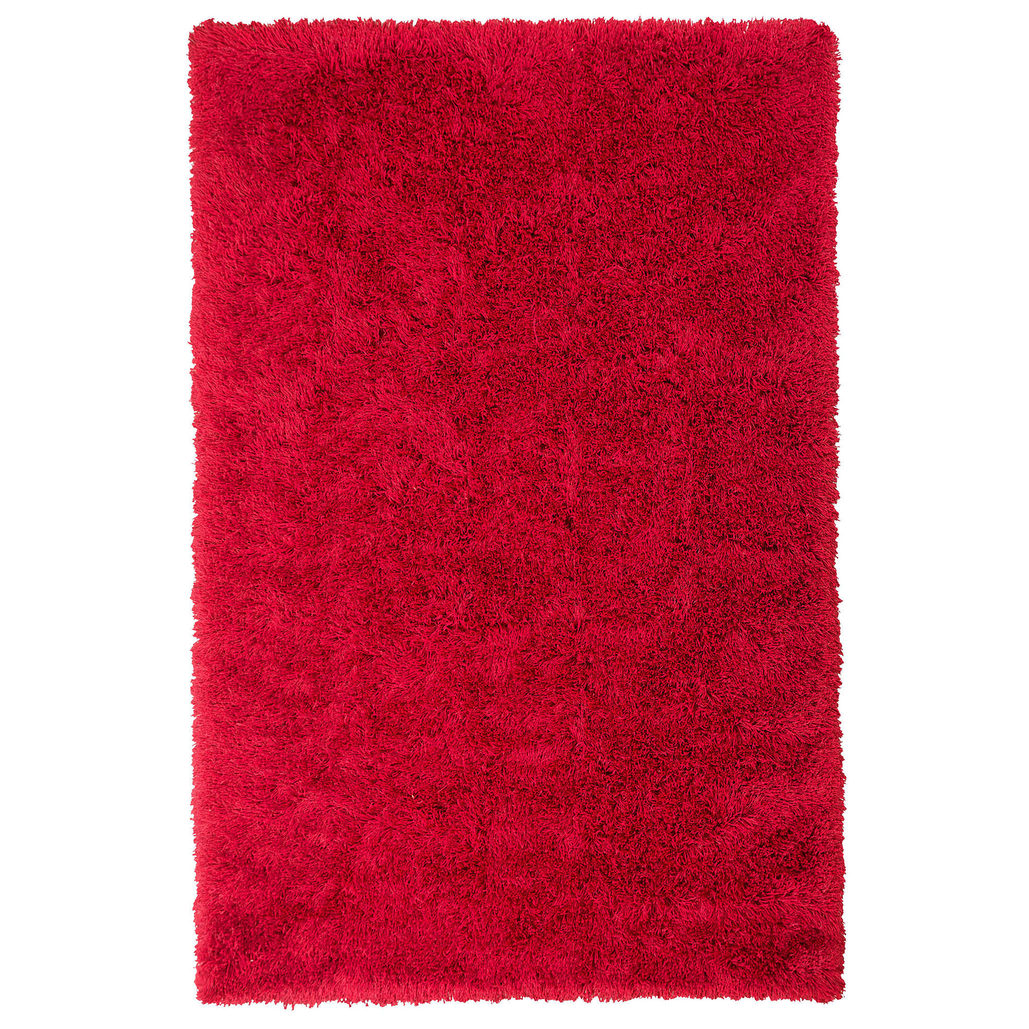 SHAGGY-TEPPICH Cide 300/200 cm - Rot, Kunststoff (200/300cm) - Beliani