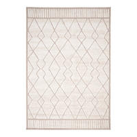 TEPPICH Design Relief-Effekt beige - Beige, Textil (200/290cm) - AFK Living