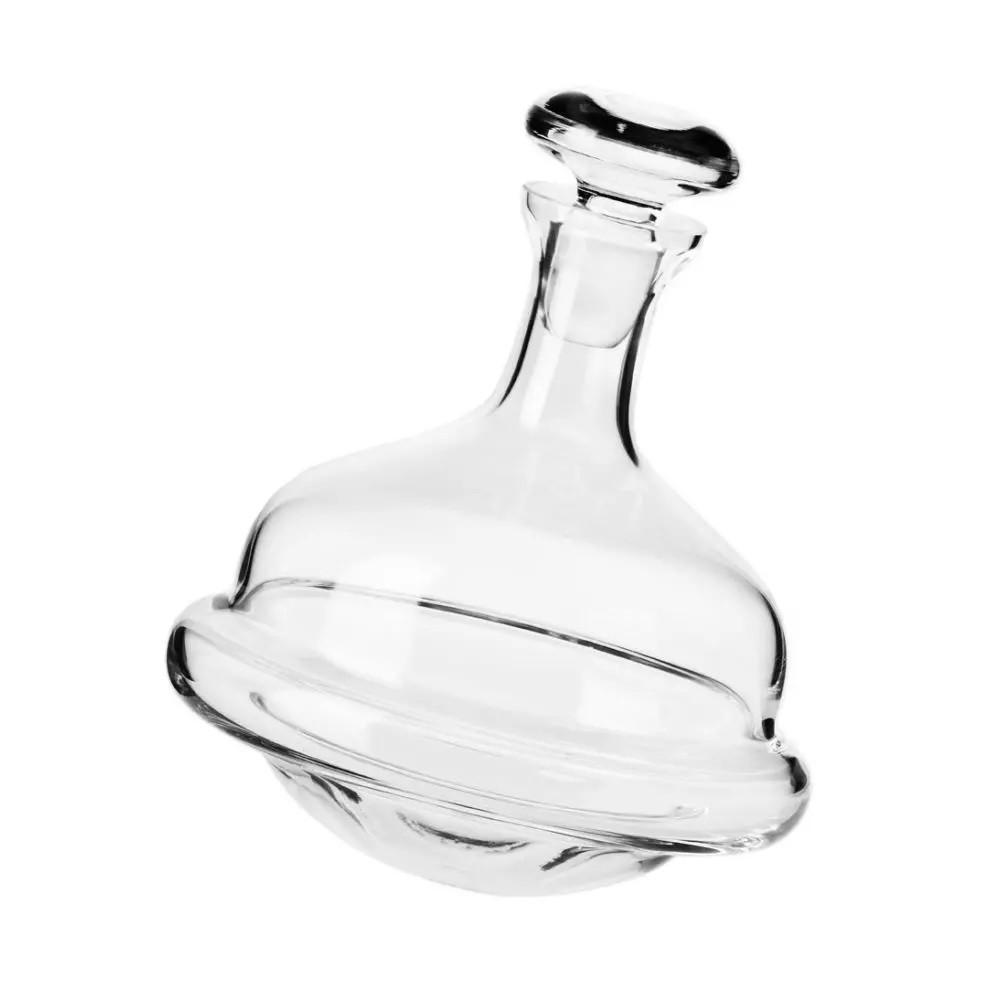 WHISKYKARAFFE MIT STOPPER, 1 Stk., 750 ml, Handgemacht - Transparent, Glas (0.75L) - Krosno Glass