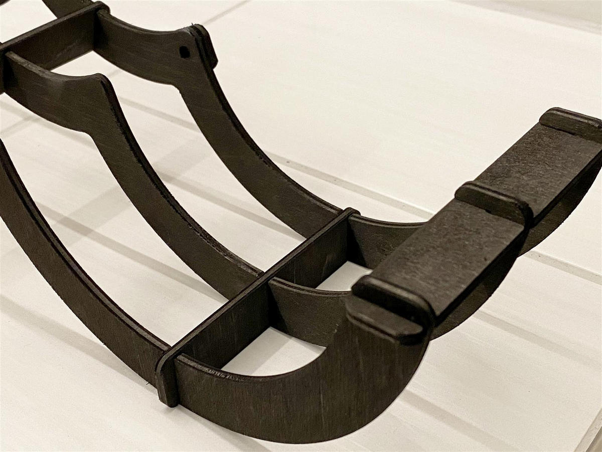 TOILETTENPAPIERHALTER Holz Schwarz 62,5/10/19 cm - Schwarz, Holz (62.5/19/10cm) - DanDiBo