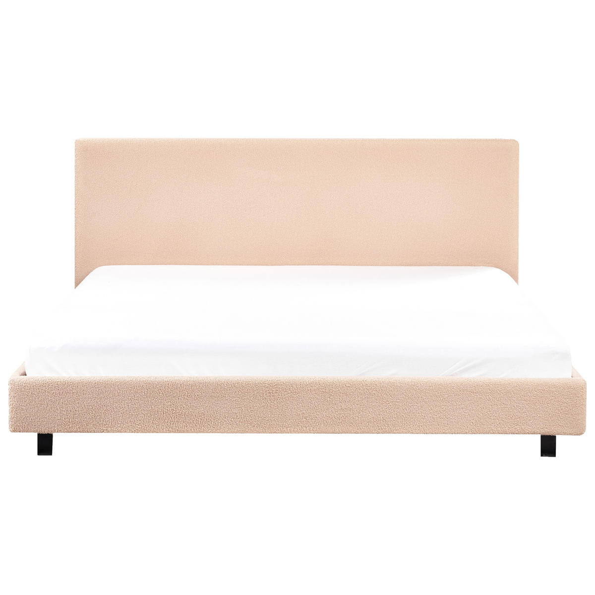 POLSTERBETT mit Lattenrost 180x200 cm Beige Albi - Beige, Textil (180/200cm) - Beliani