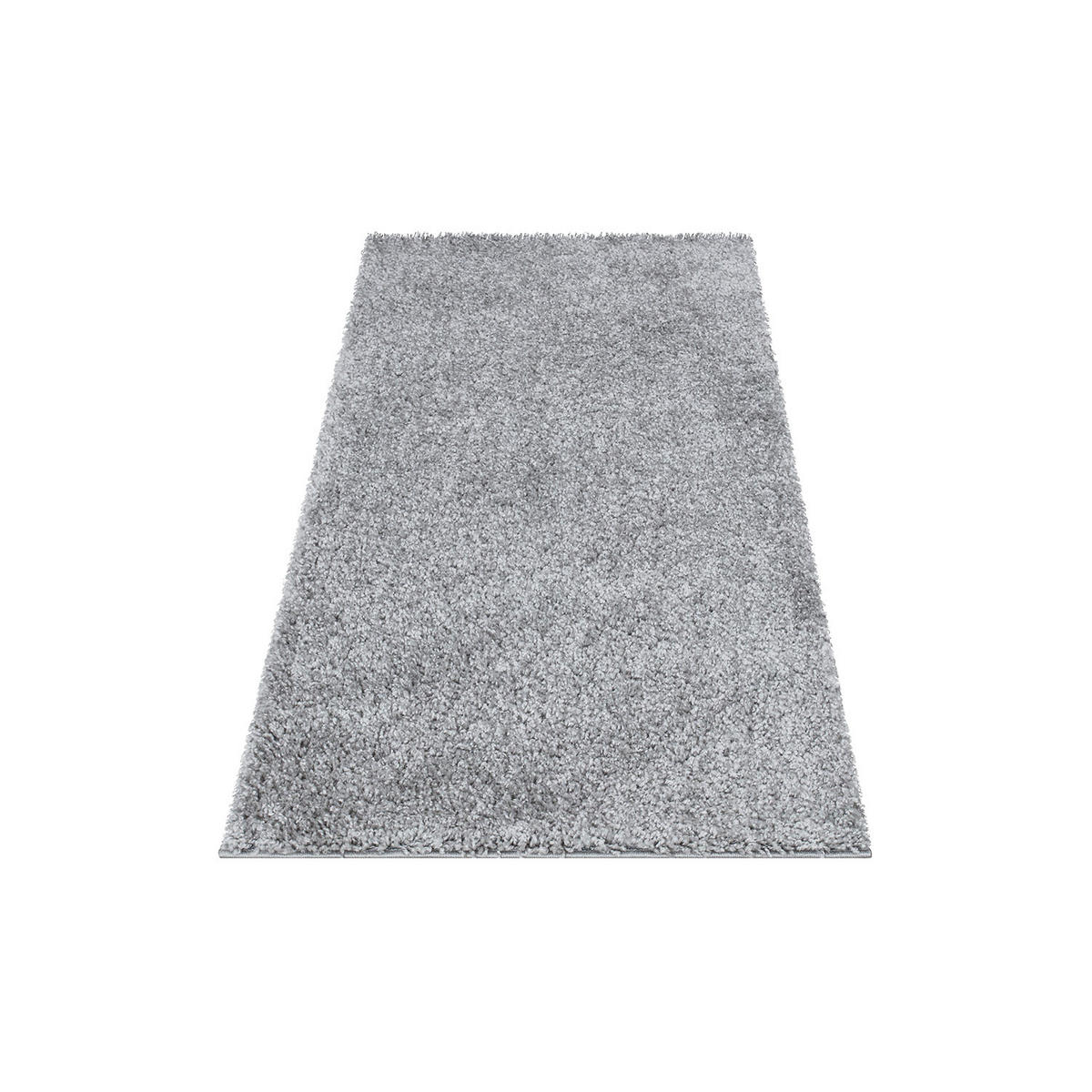 HOCHFLOR-TEPPICH City Shaggy 500 Grau 80x150 cm - Grau, Textil (80/150cm) - carpet city