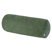 XL-NACKENROLLENHÜLLE FarbTon Chenille-Haptik oliven-grün 70/25 cm - Dunkelgrün, Textil (25/70cm) - beties Heimtextil