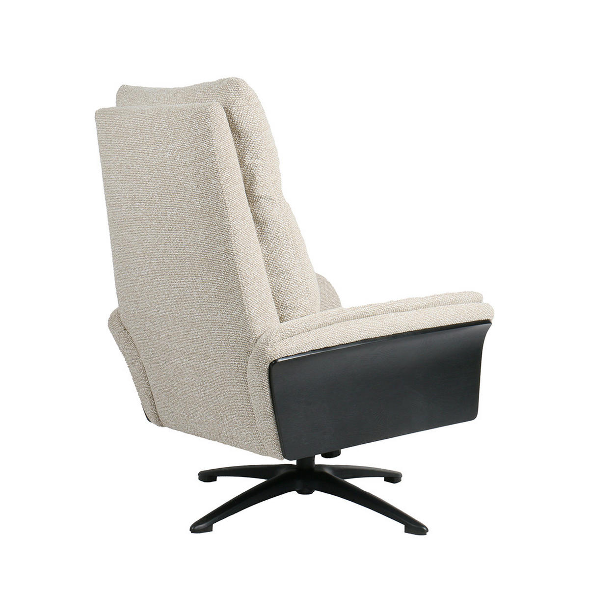 SESSEL + FUßHOCKER Zenza - Beige - 200/100/76 cm - Beige, Textil (200/76/100cm) - LABEL51