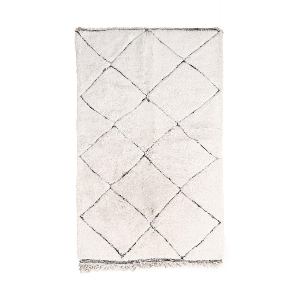 BERBERTEPPICH aus reiner Wolle 149x 250 cm - Beige, Naturmaterialien (149/250cm) - AFK Living