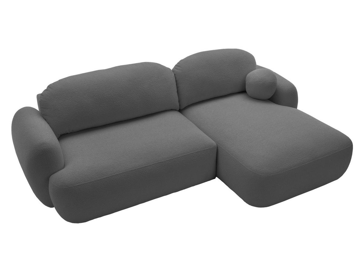 ECKSOFA Mayo, Seite: Rechts - Schwarz/Grau, Holz/Kunststoff (275/175cm) - MIRJAN24