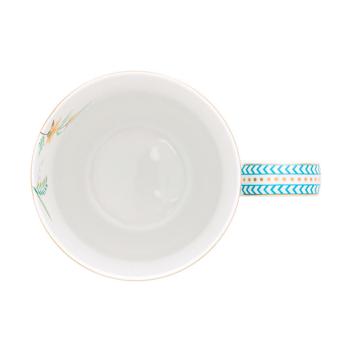 BECHER 2er-Set Large jolie blumen blau 350 ml - Hellblau, Keramik (0.35L) - Pip Studio