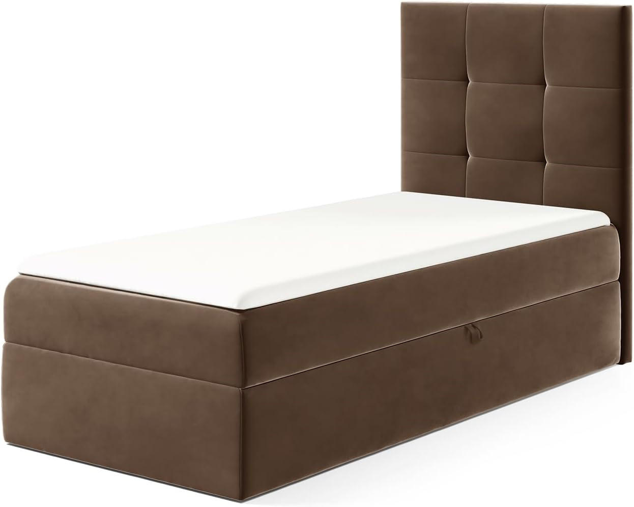 Meblini Kinderbett Braun 104x208 cm