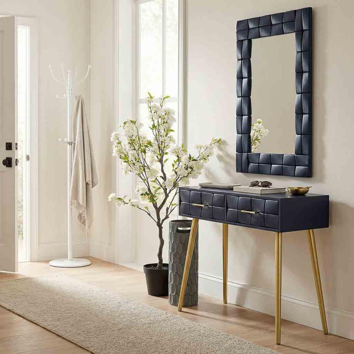 GARDEROBE aus metall - Weiß, Metall (37/176/37cm) - Wanderlust