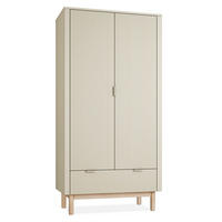 KLEIDERSCHRANK LOTTI - Beige, Holz (101/198/53cm) - KONSIMO®