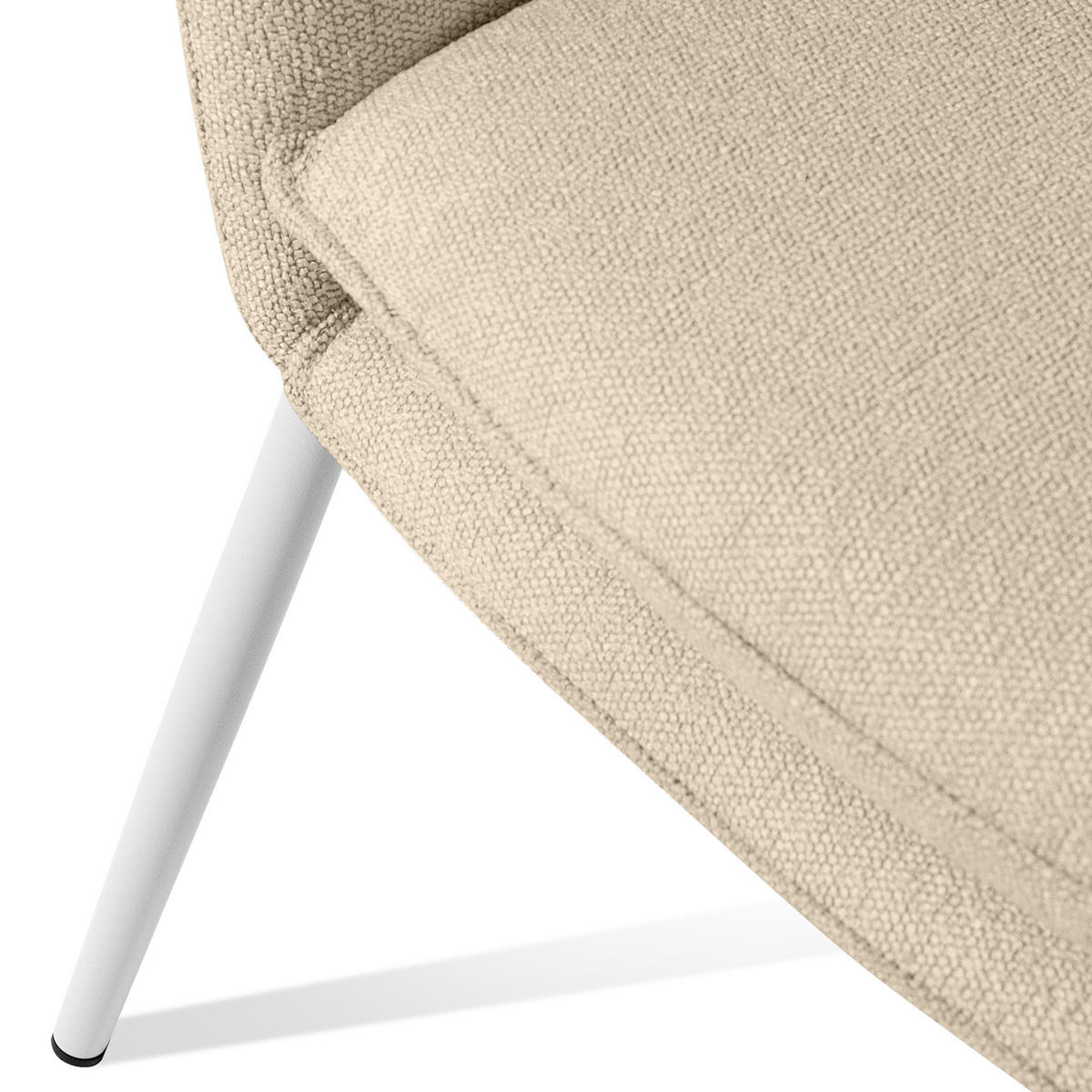 GARTENSESSEL SOLIS Loungesessel, - Creme, Textil/Metall (69/76/66cm) - KONSIMO®