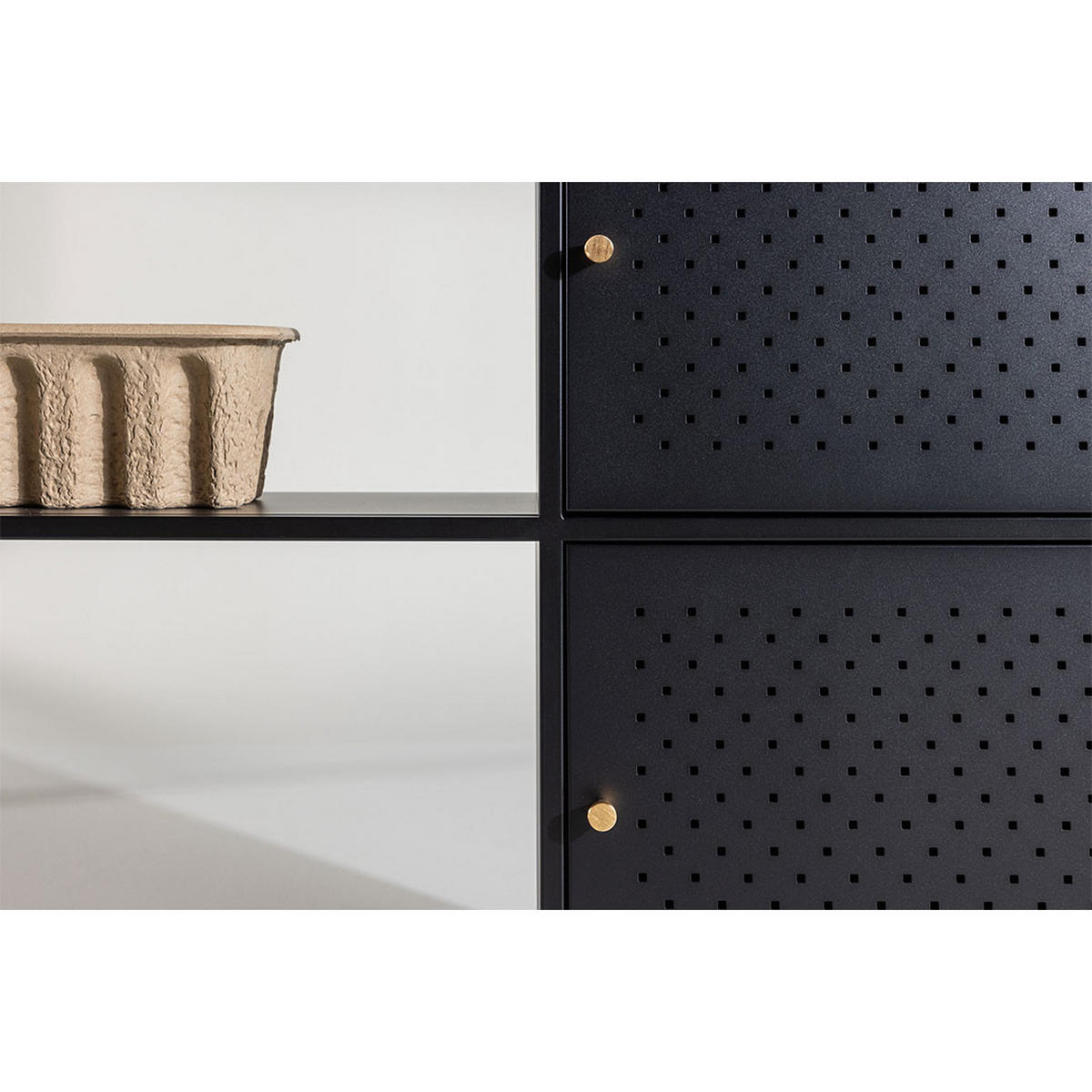 SIDEBOARD, Salta, Schwarz, Stahl, 100 x 30 x 75 cm - Schwarz, Metall (100/75/30cm) - ebuy24