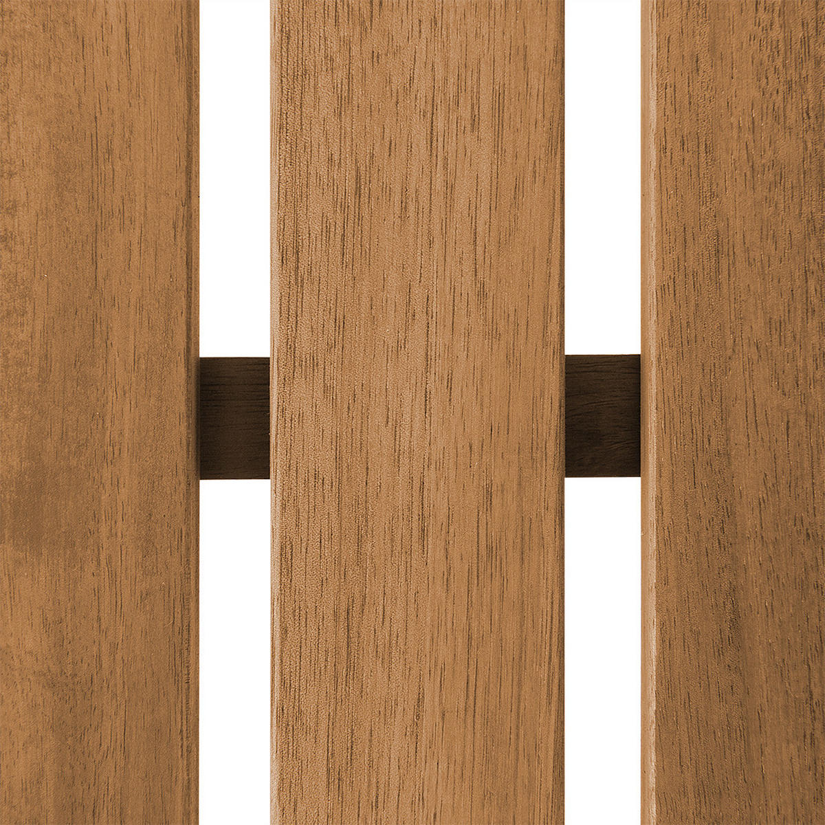 GARTENBANK Akazienholz hellbraun aufklappbarer Abstelltisch 150 cm Hilo - Hellbraun, Holz (150/102/54cm) - Beliani