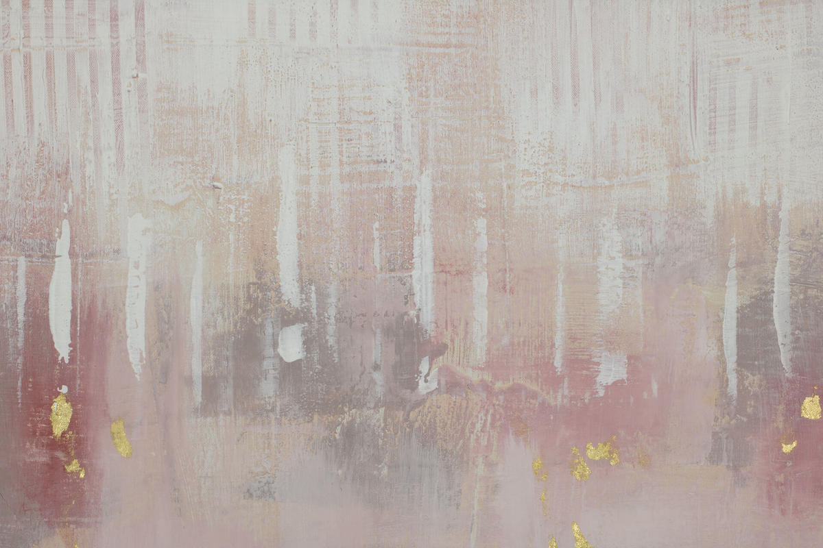 ACRYLBILD HANDGEMALT 75/100 cm - Pink, Holz/Textil (75/100cm) - KUNSTLOFT