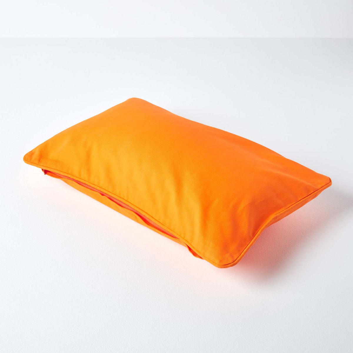 KISSENHÜLLE orange 30/50 cm, 100% Baumwolle - Orange, Textil (30/50cm) - Homescapes
