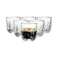 ESPRESSOGLÄSER (2) Gocce transparent 60 ml 6er Set - Transparent, Glas (0.06L) - Leonardo Living