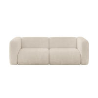 MODULARES Sofa 2-SITZER MIRA-S1 228x89x70 Beige cm Cord - Sandfarben/Beige, Holzwerkstoff/Kunststoff (228/70/89cm) - ALTDECOR