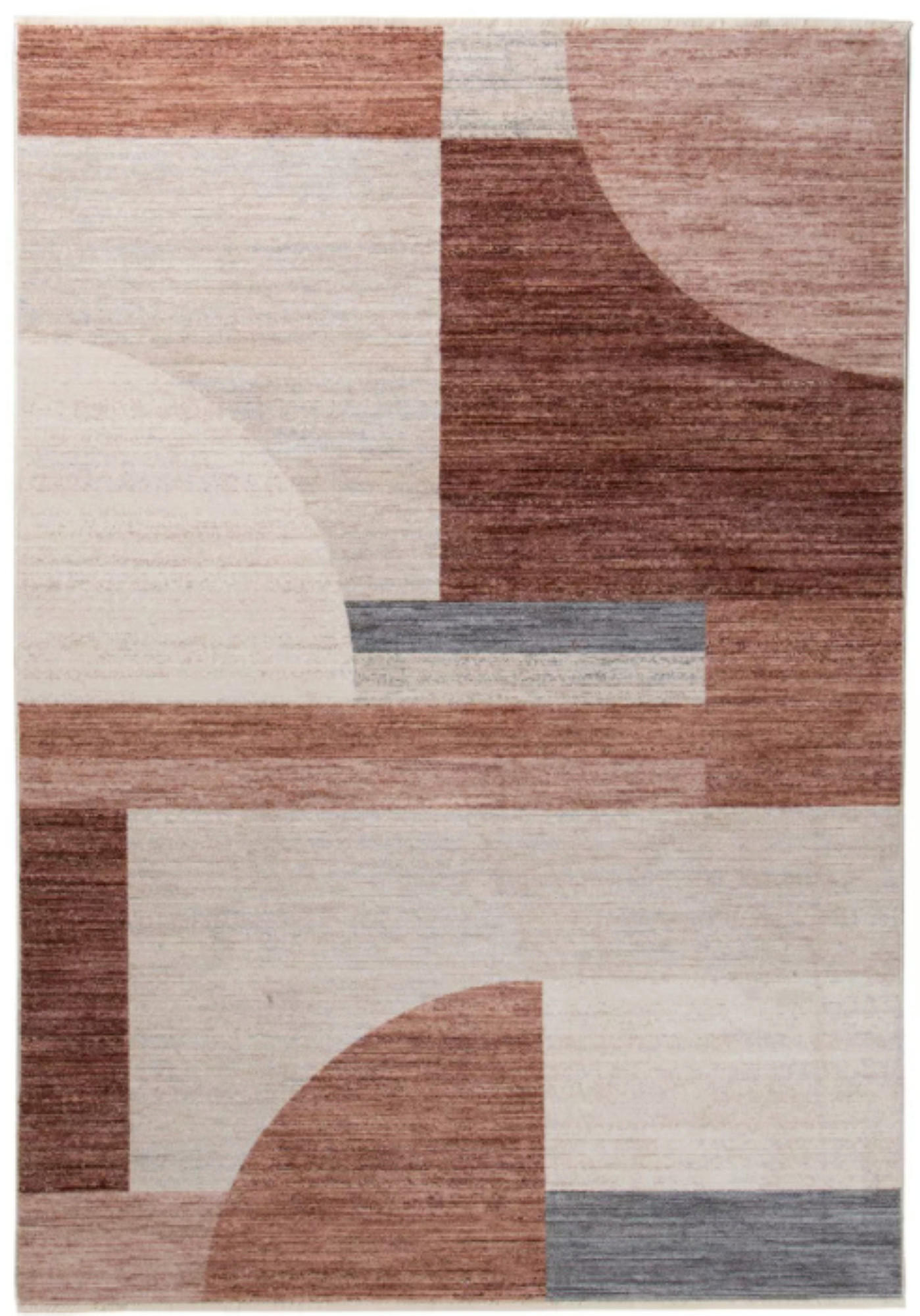 TEPPICH modern Flachgewebe MIRATONA Rot 160 x 240 cm - Rot, Textil (160/240cm) - Novatrend