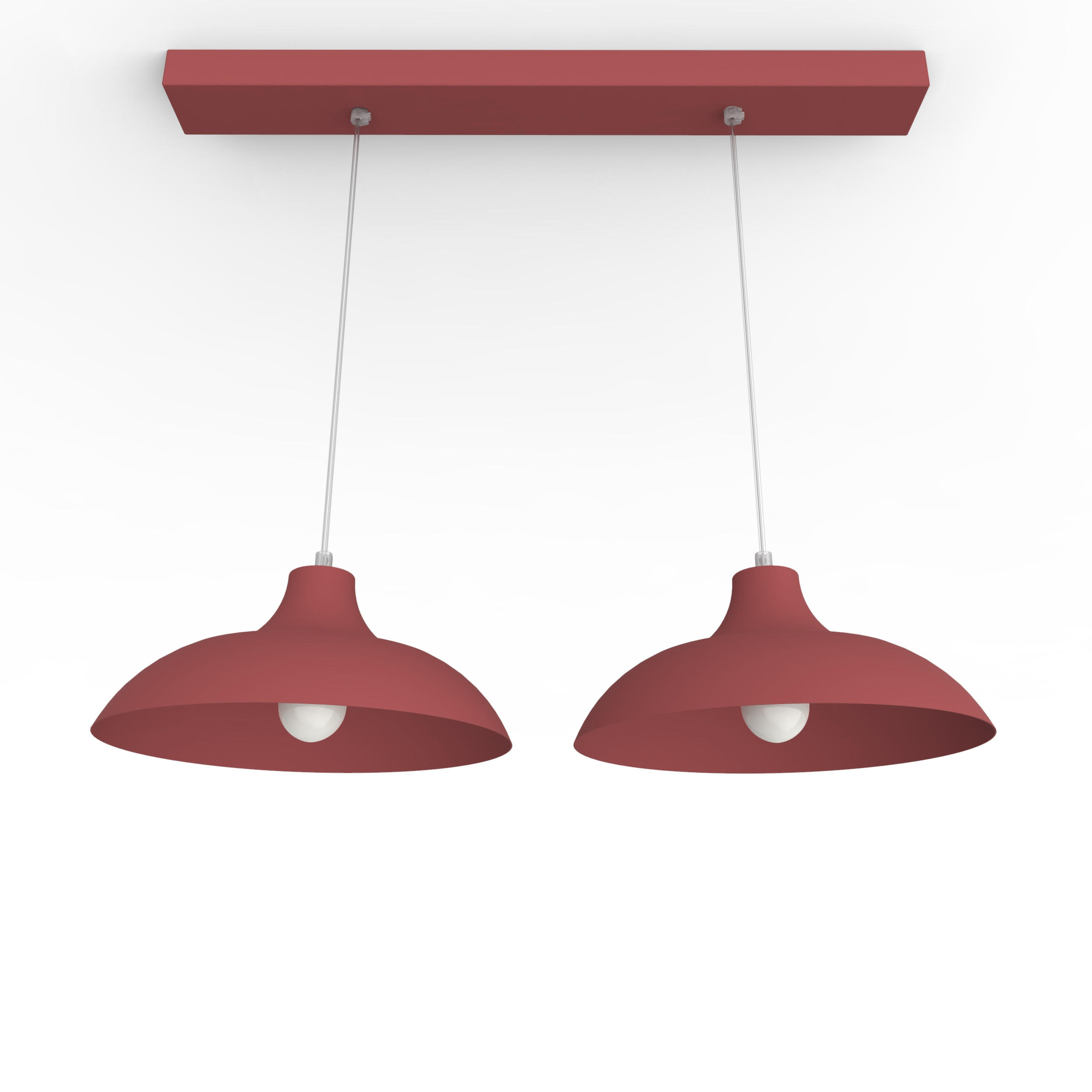 HÄNGELEUCHTE - Rot, Metall (30/30/15cm) - Lumicom